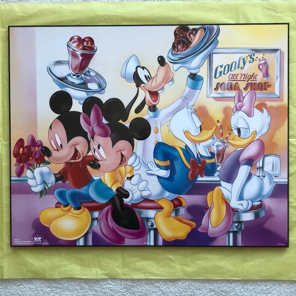 Disney Mickey, Minnie & Friends printed wall art